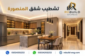 تشطيب شقق المنصورة